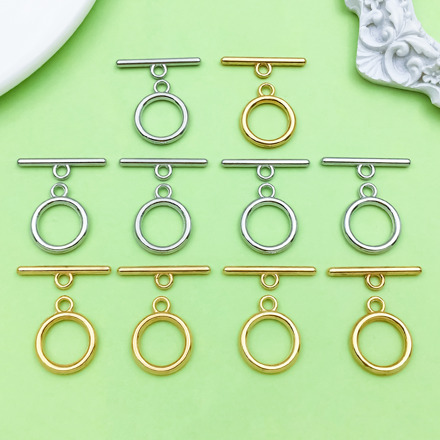 Jewelry Making Materials - Fibbie in lega da 20 pezzi,