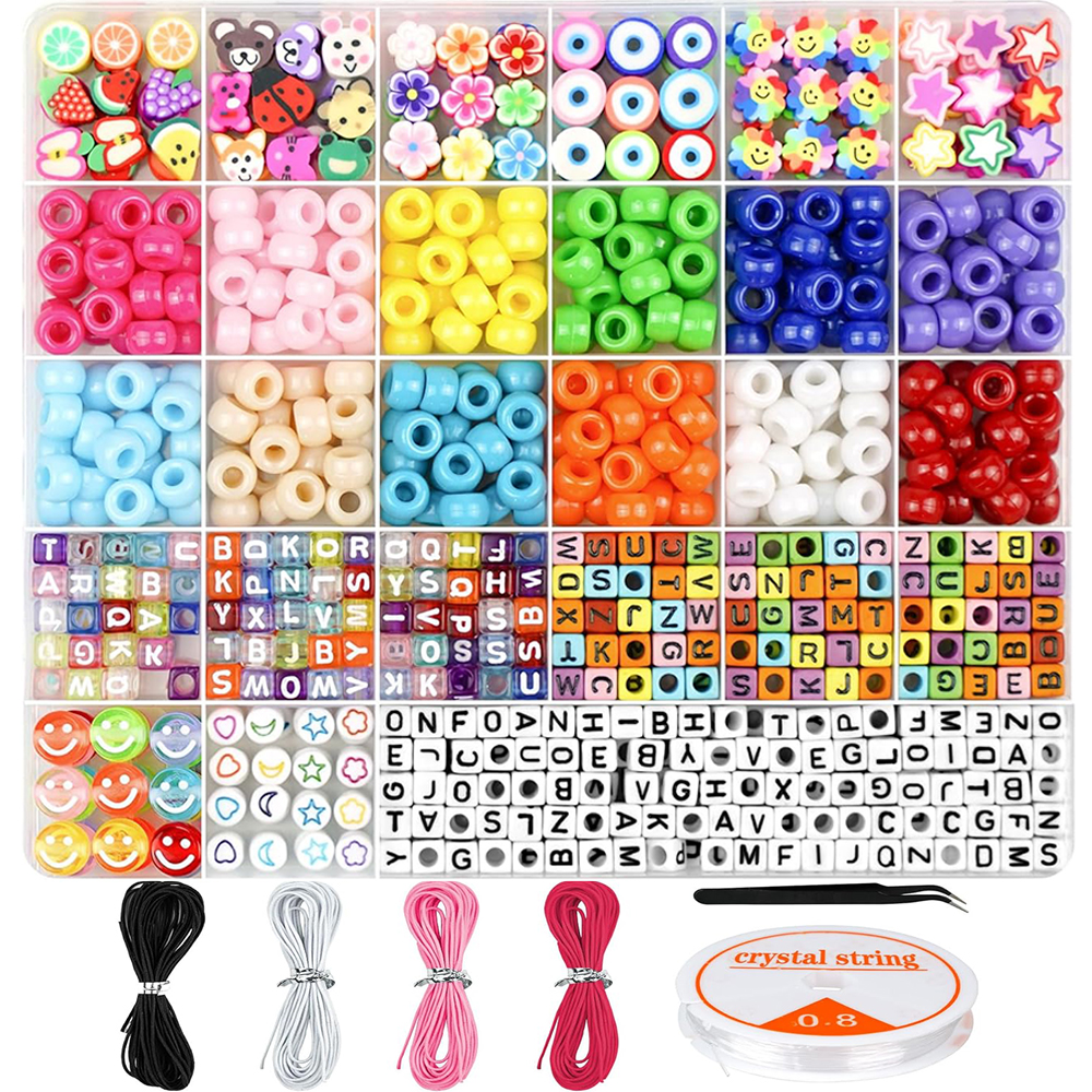 Jewelry Making Diy Kit - Dowsabel Kit per realizzare braccialetti, perline