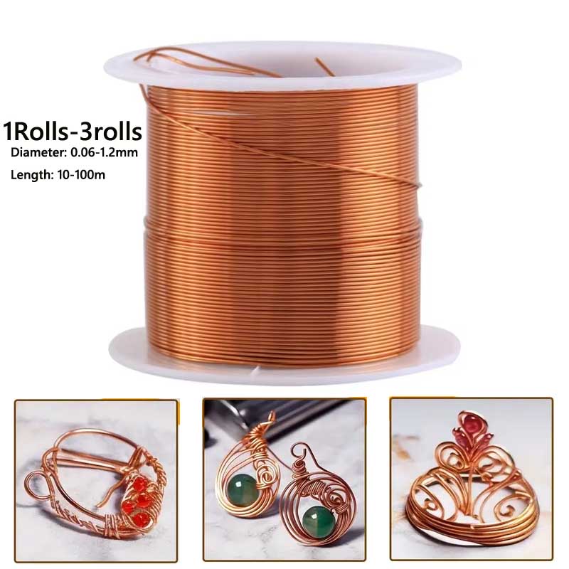 Jewelry Making Thread - 1-3 rotolo di filo di rame
