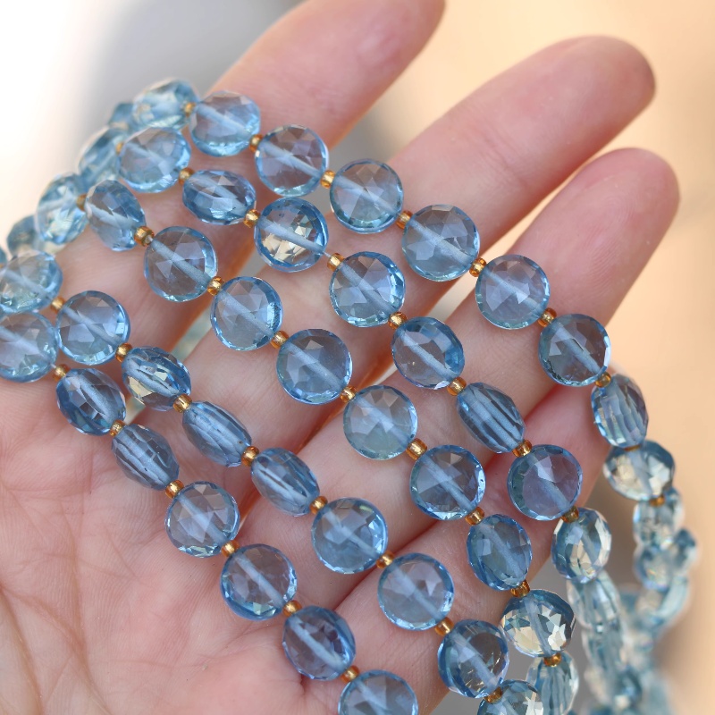 Jewelry Making In London - 5 pezzi perline sfuse Londra topazio