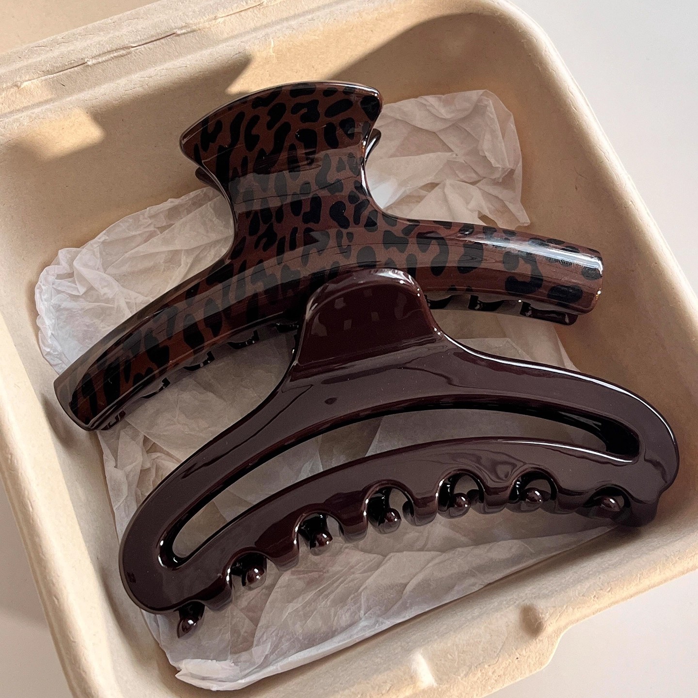 Jewelry Making For Adults - 2 pezzi vintage stampa leopardata arco