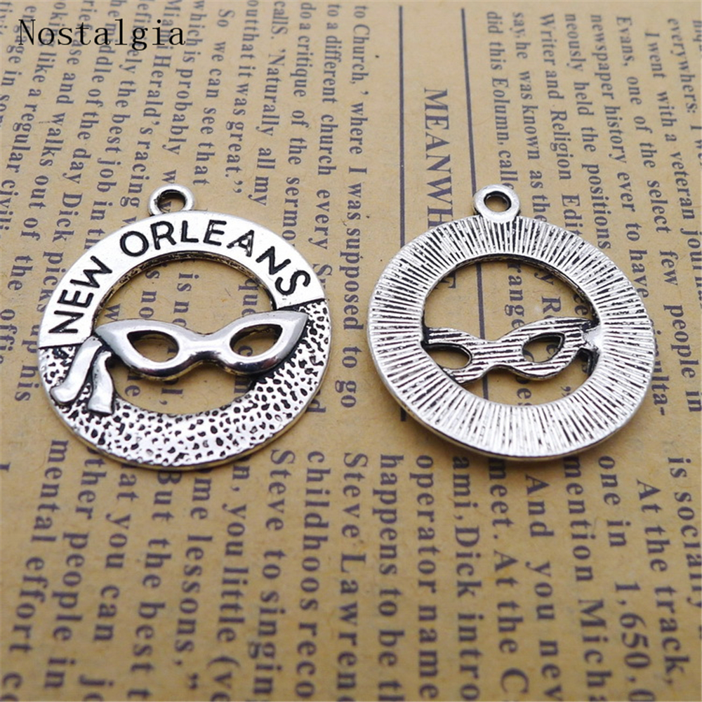 Jewelry Making New Orleans - 10 PCSLettering New Orleans Occhiali Fascino