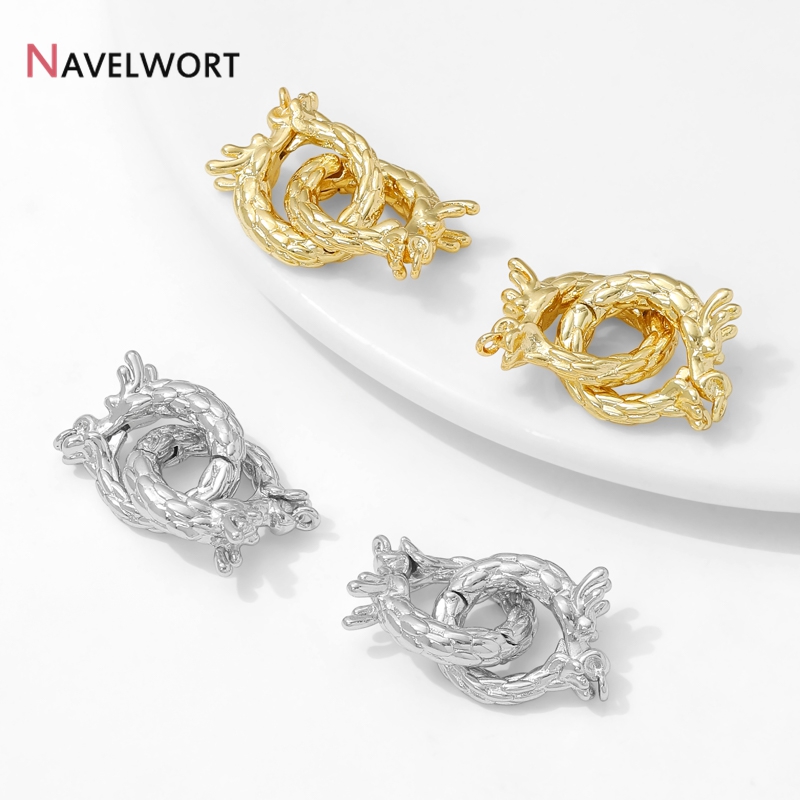 Jewelry Making Articles - Chiusure a Forma di Drago in