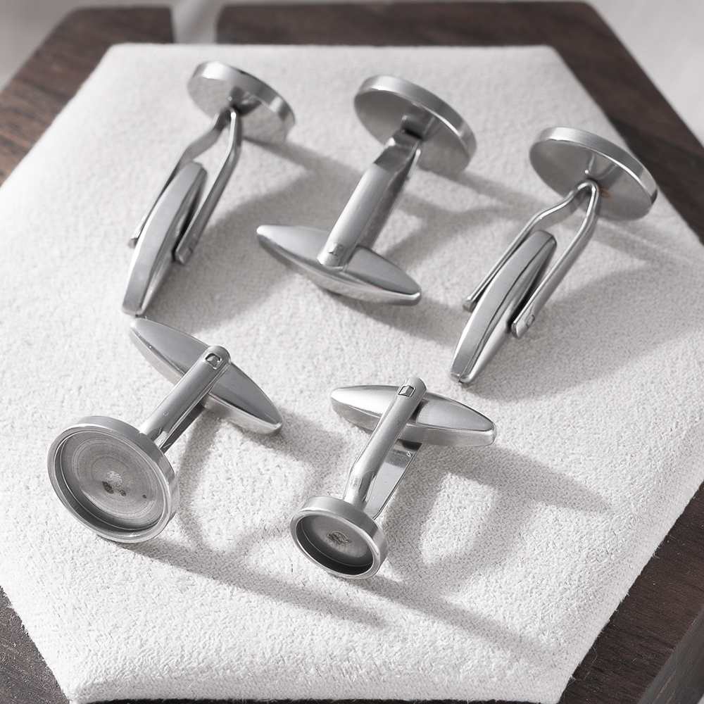 Jewelry Making For Adults - 5 pezzi gemelli in acciaio inossidabile