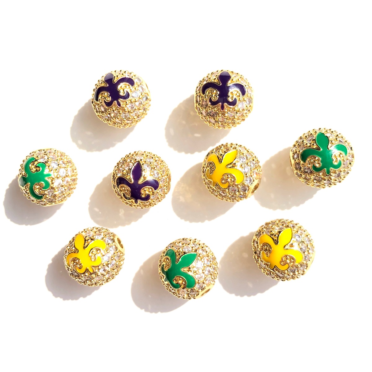 Jewelry Making New Orleans - 9 pz. Perline distanziatrici sfuse a