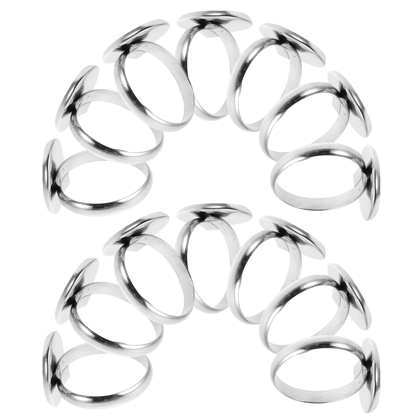 Ring Blank Adjustable - 20 Pezzi 14mm Componenti per Anelli