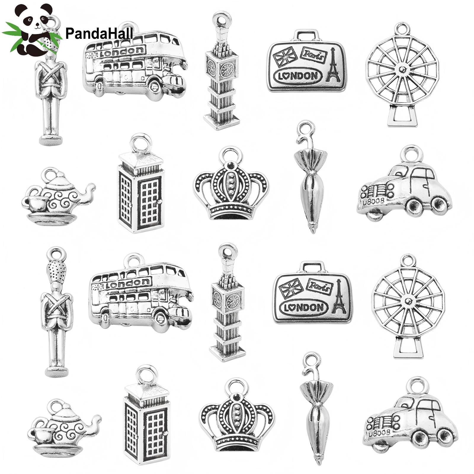 Jewelry Making In London - PandaHall 100 Pezzi 10 Stili Ciondoli