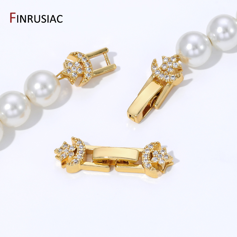 Jewelry Making Articles - Connettore con chiusura a perla in