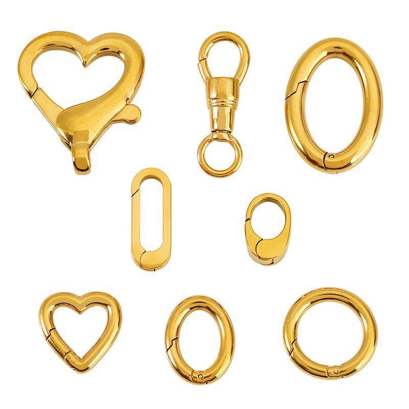 Jewelry Making Materials - 2 Pezzi Chiusura a Moschettone in