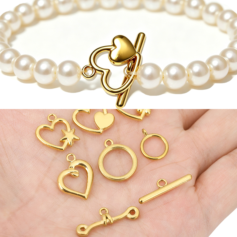 Jewelry Making Materials - 5 set di chiusure a T