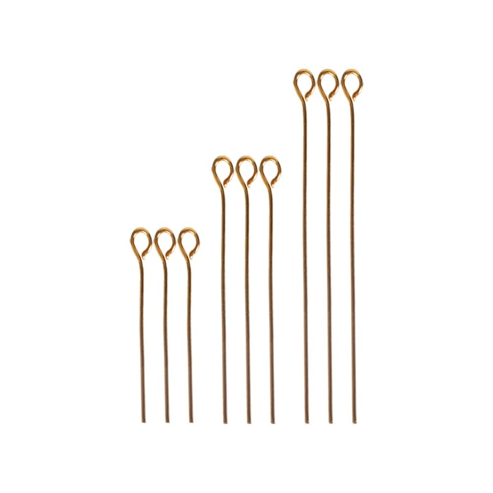 Jewelry Making Thread - 200 Pezzi Mini Aghi in Metallo