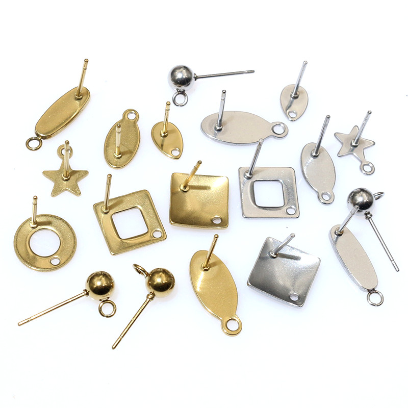 Jewelry Making Kit - 20pcs orecchini a bottone artigianali in