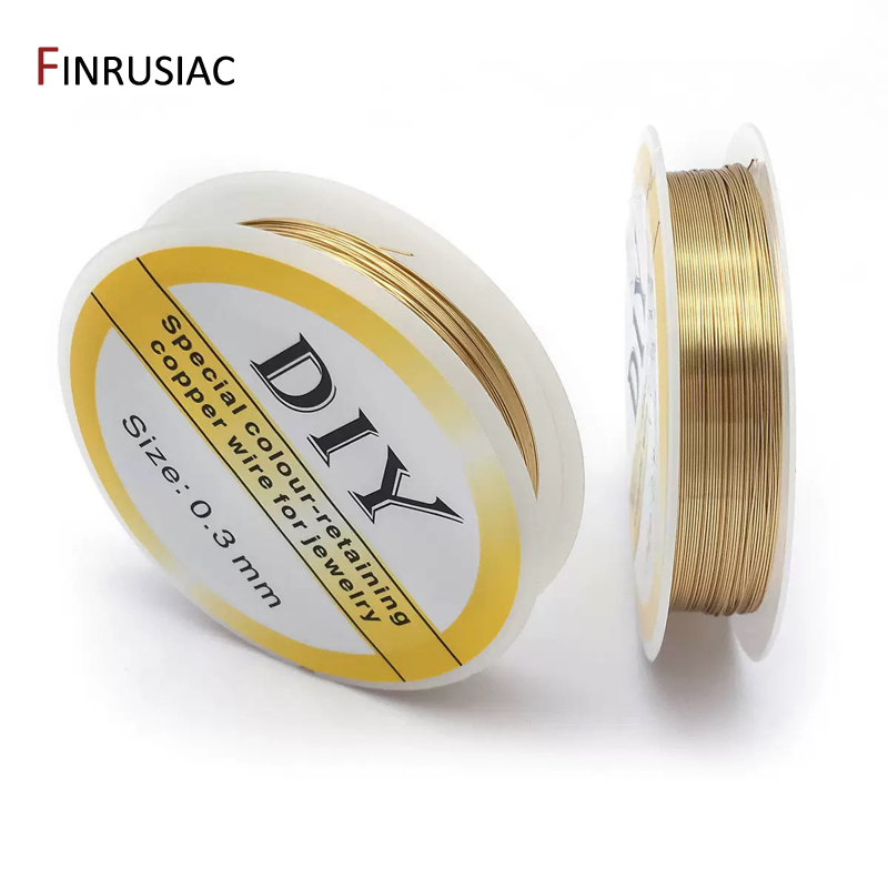 Jewelry Making Thread - Filo di rame placcato oro 14K