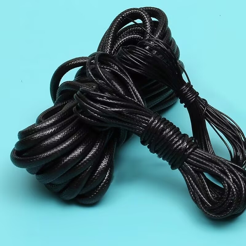 Jewelry Making Event - 0.5/1.0/1.5/2/2.5/3.0/5mm Nero Cavo Cerato Corda Filo