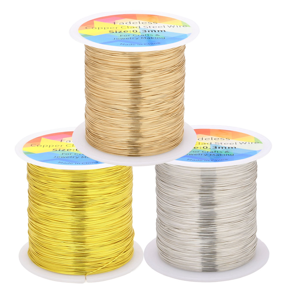 Jewelry Making Thread - Filo di acciaio rivestito in rame