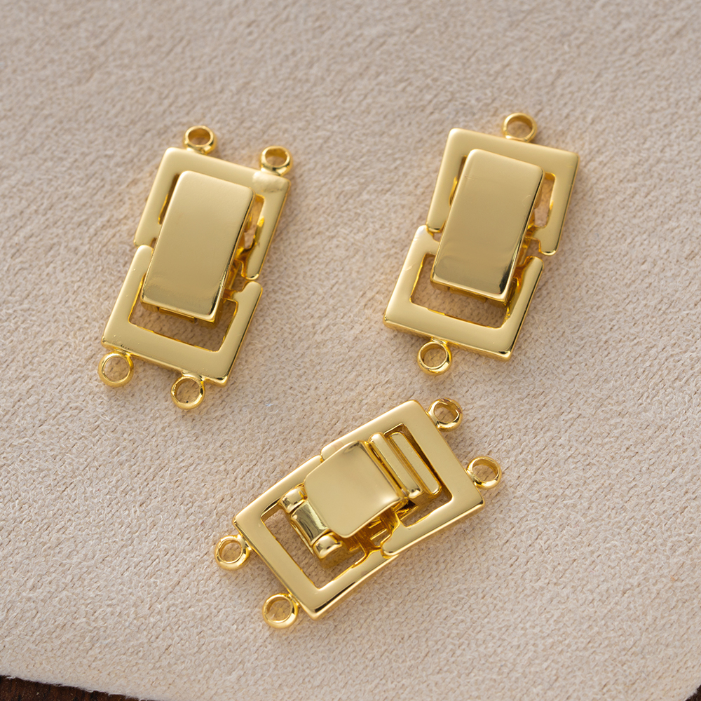Jewelry Making Materials - 2 pezzi 14K placcato oro chiusura