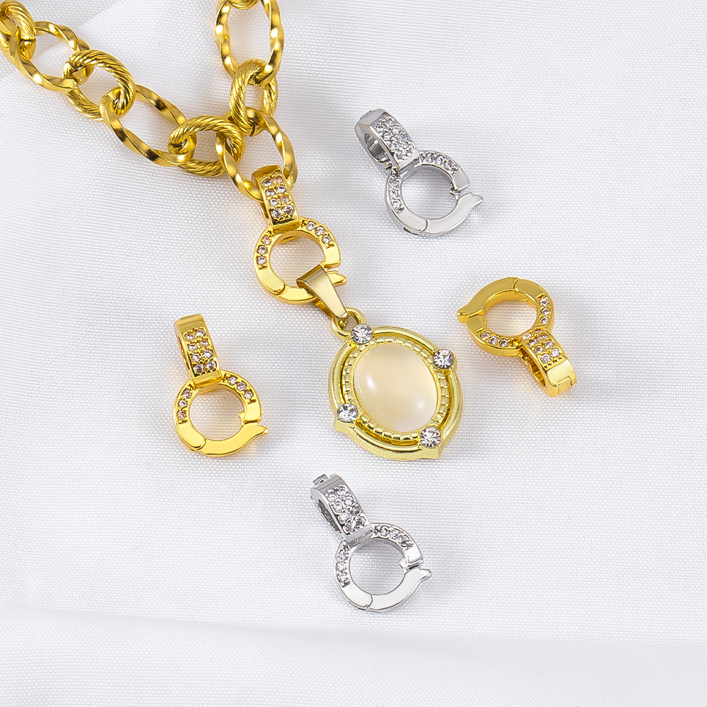 Jewelry Making Articles - Chiusure a Moschettone Placcate in Oro