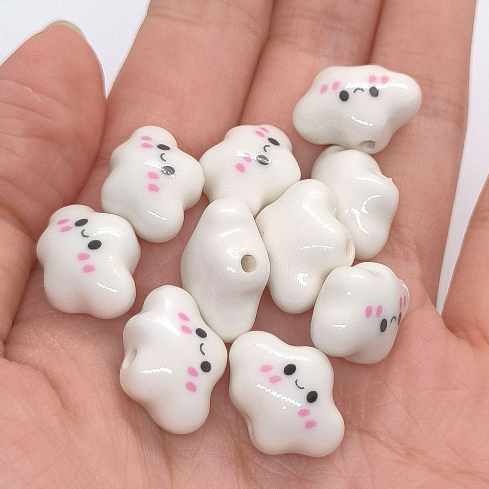 Jewelry Making Event - 10 Pezzi di Perline in Ceramica