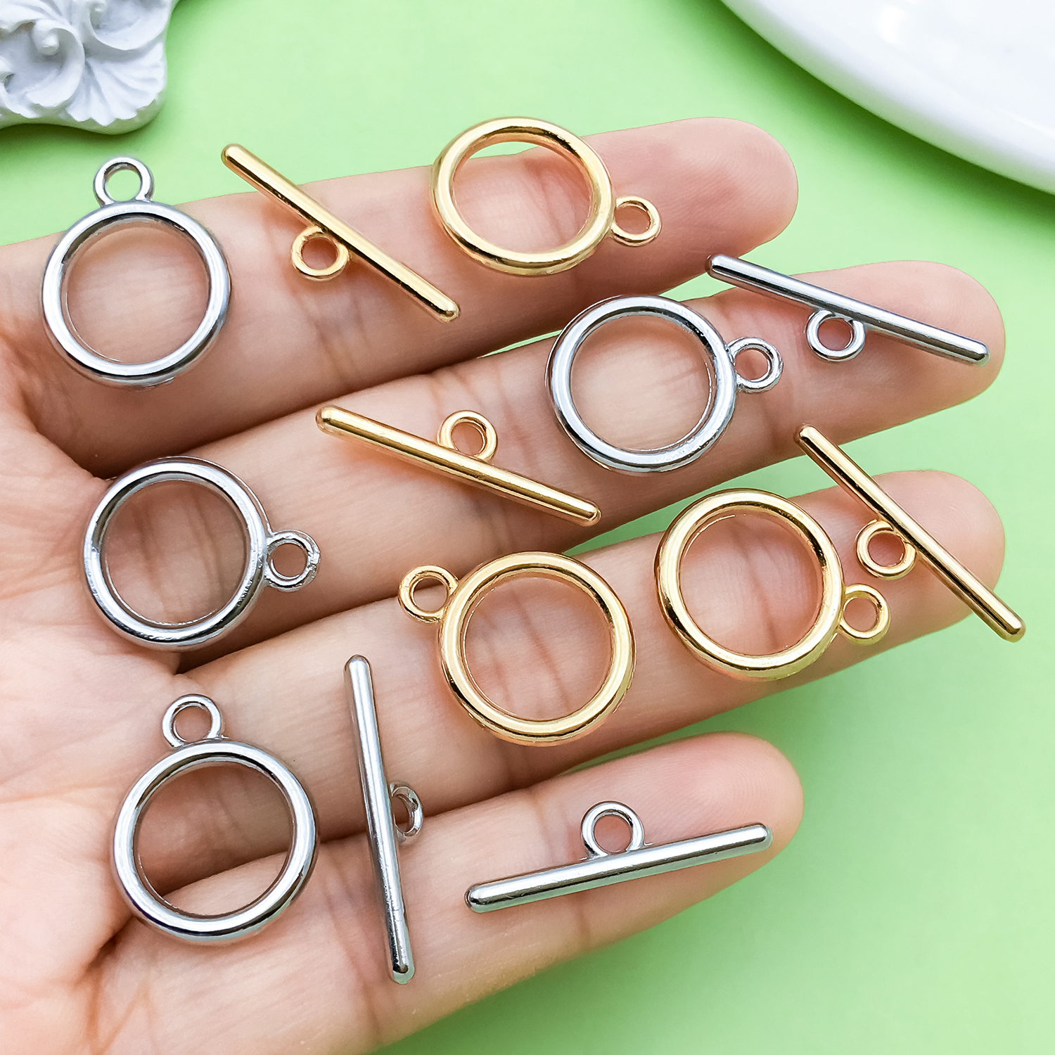 Fibbie in lega da 20 pezzi, fi - Jewelry Making Materials recensione e prezzo