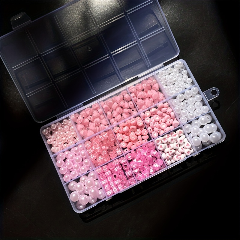 Scatola dell'alfabeto rosa da  - Jewelry Making Diy Kit recensione e prezzo