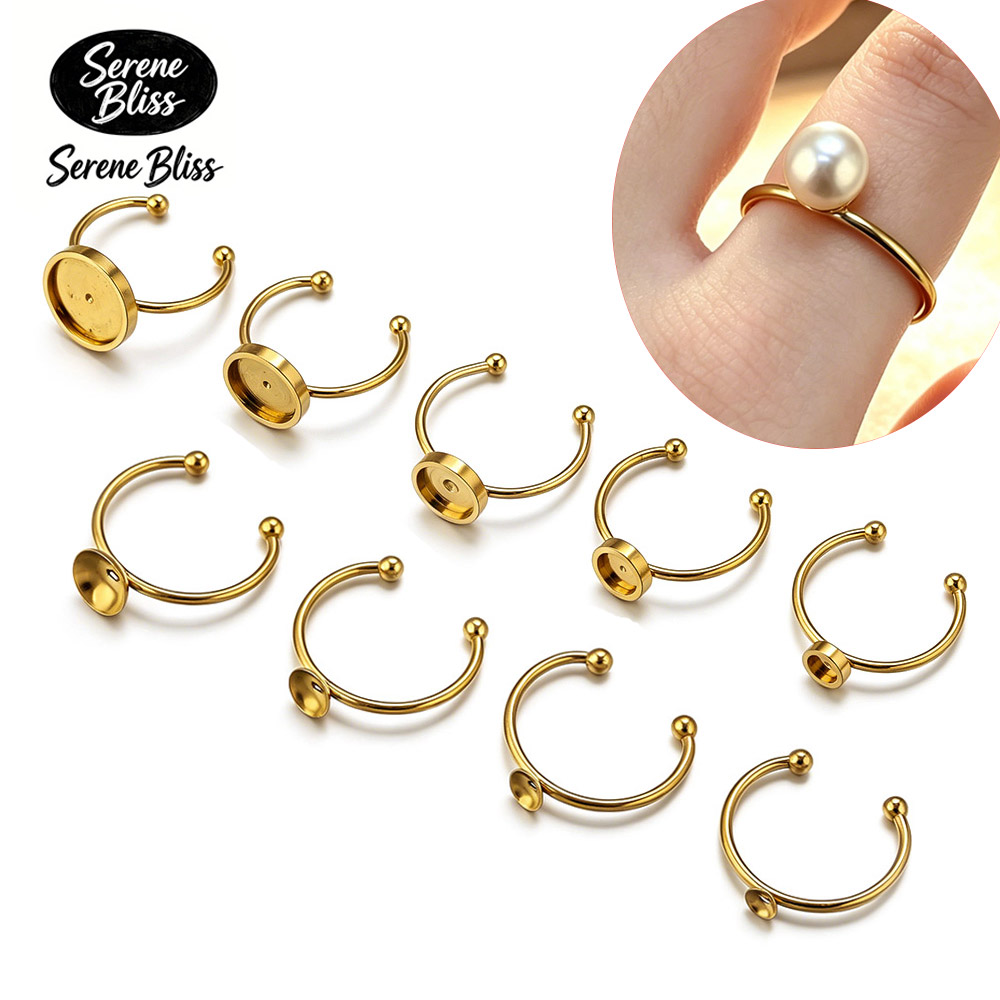 10 Pezzi Base per Cabochon Rot - Ring Blank Adjustable recensione e prezzo
