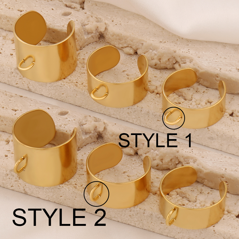 2 pezzi 8/10/15mm anelli apert - Ring Blank Adjustable recensione e prezzo