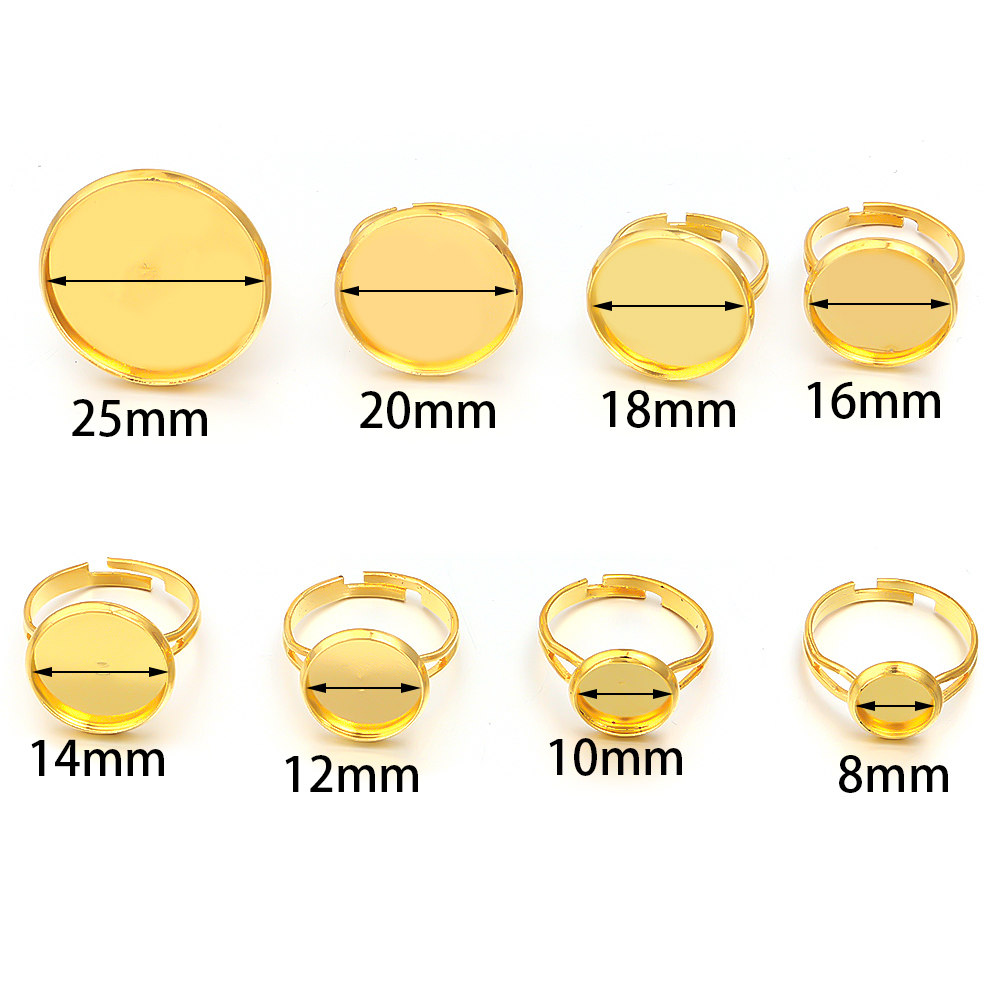 10 Pezzi/Lotto Base Anello Reg - Ring Blank Adjustable recensione e prezzo
