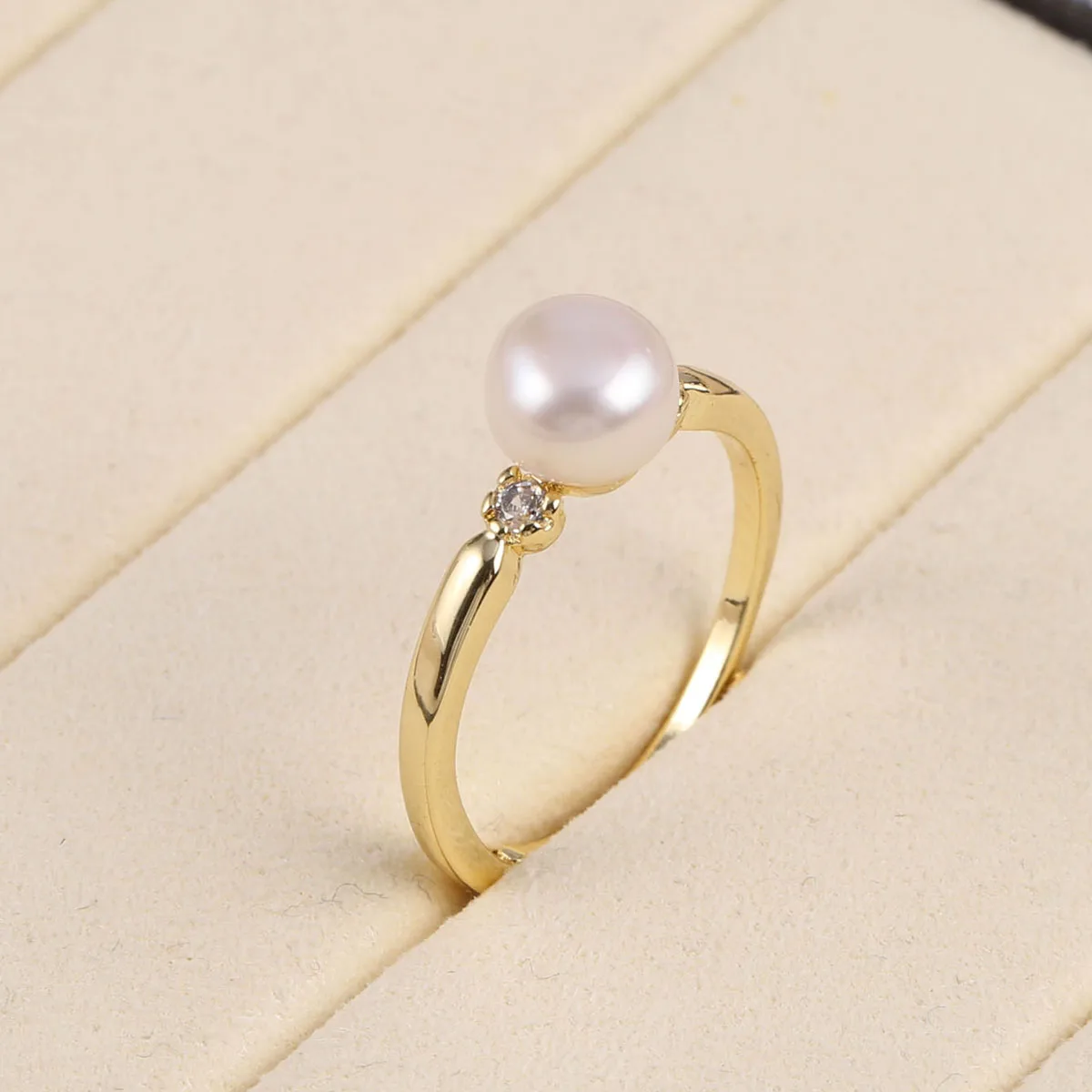 Anelli di perle d'acqua dolce  - Ring Blank Adjustable recensione e prezzo