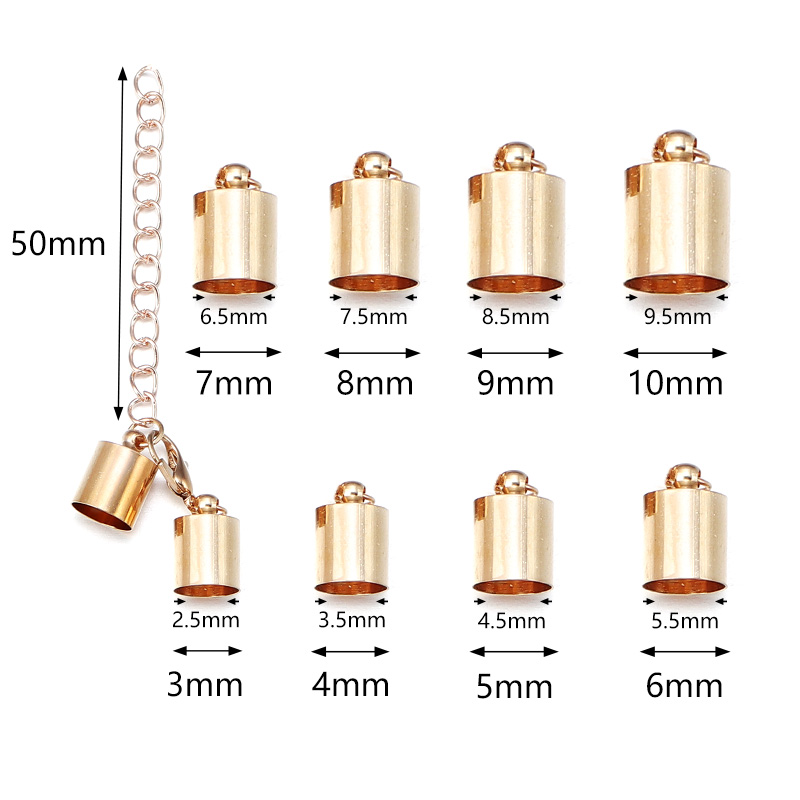 10 set di tappi terminali in c - Jewelry Making Materials recensione e prezzo