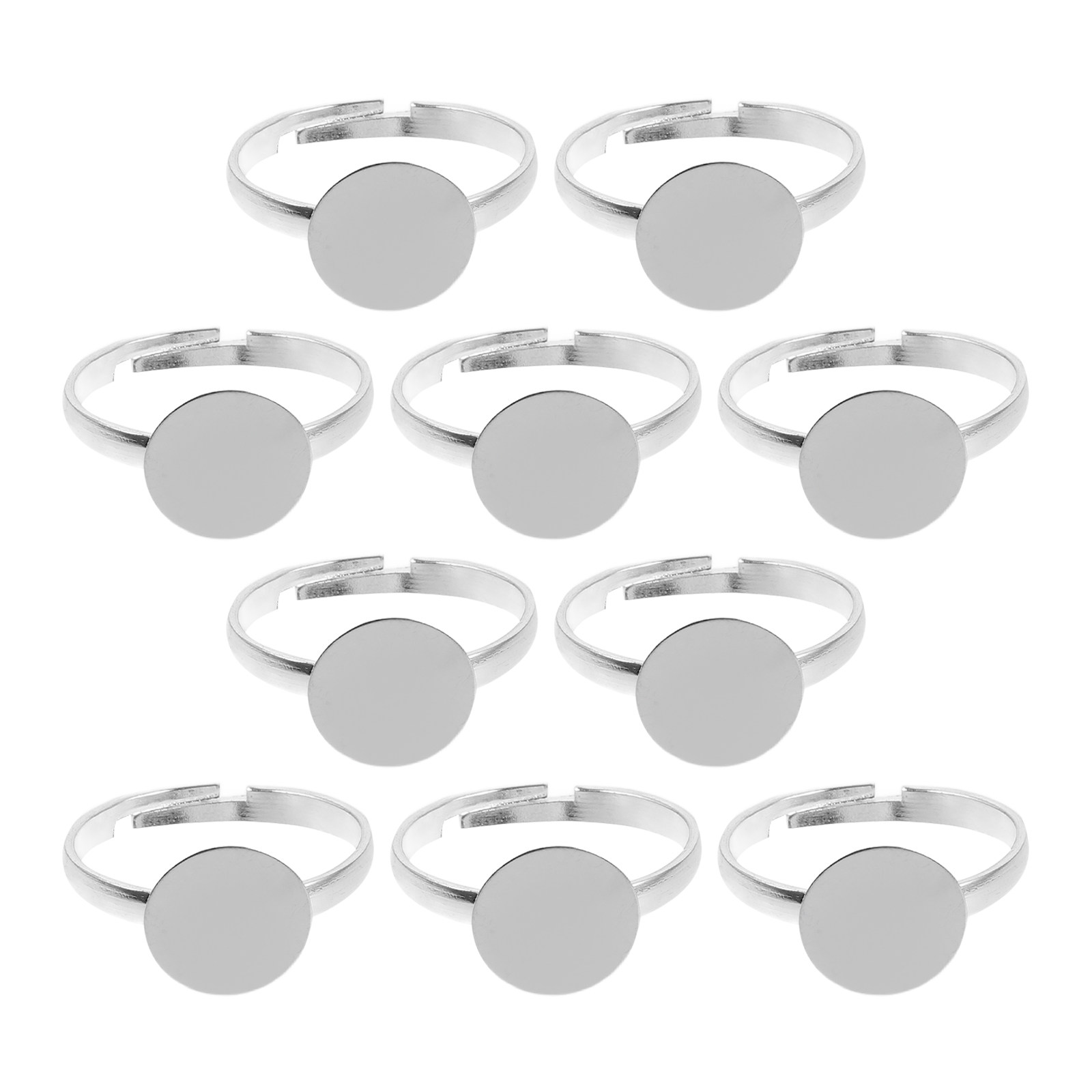 10 Pezzi Basi per Anelli in Me - Ring Blank Adjustable recensione e prezzo