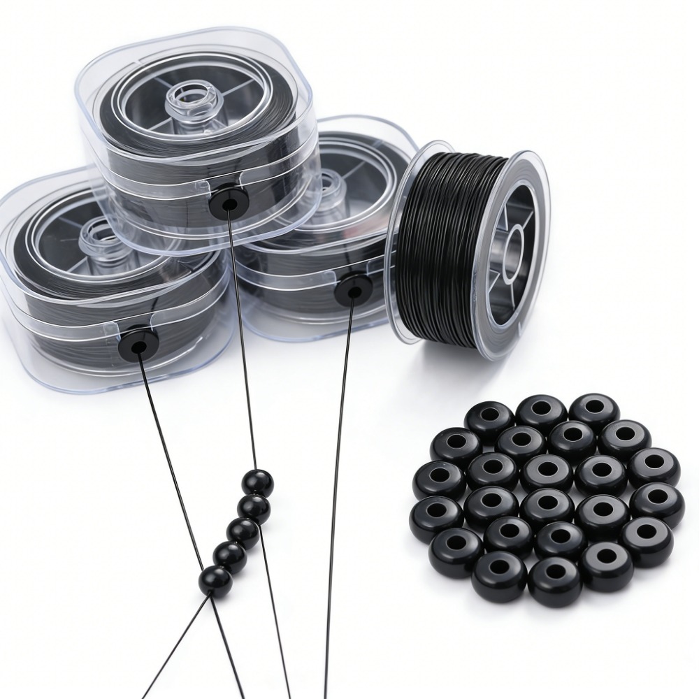 Filo Elastico Nero in Cristall - Jewelry Making Thread recensione e prezzo