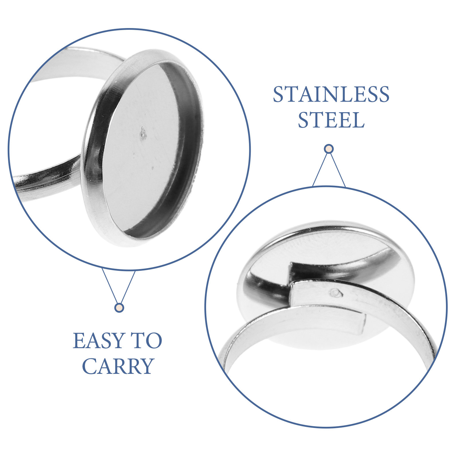 20 Pezzi 14mm Componenti per A - Ring Blank Adjustable recensione e prezzo