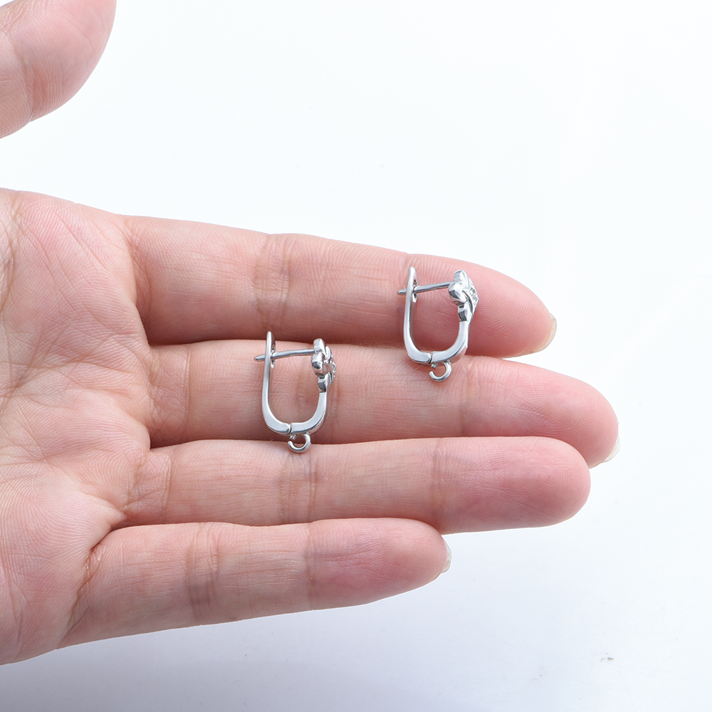NUOVO 1 Paio di Ganci per Orec - Jewelry Making Articles recensione e prezzo