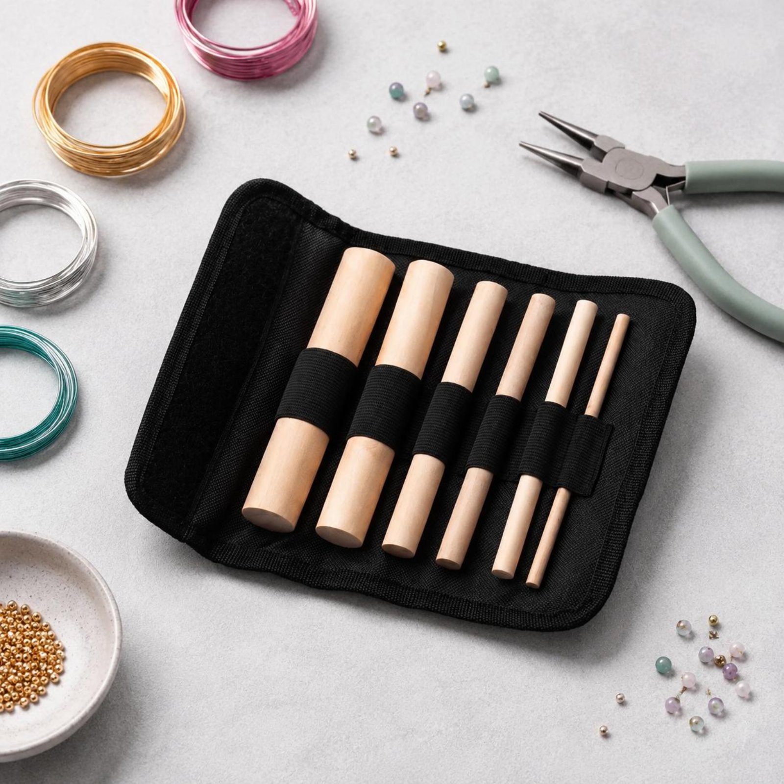 Set di 6 Mandrini in Legno per - Jewelry Making Kit recensione e prezzo