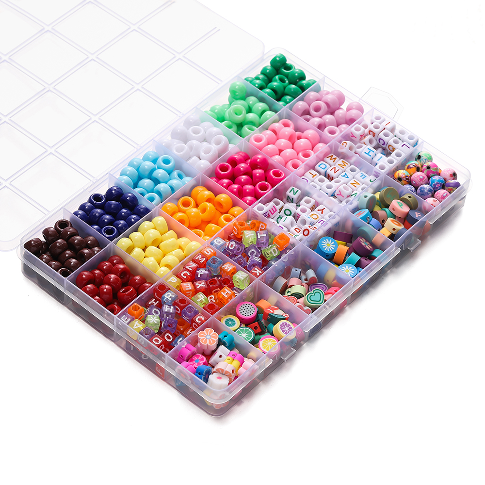 680 pz/scatola Colorato Acrili - Jewelry Making Diy Kit recensione e prezzo