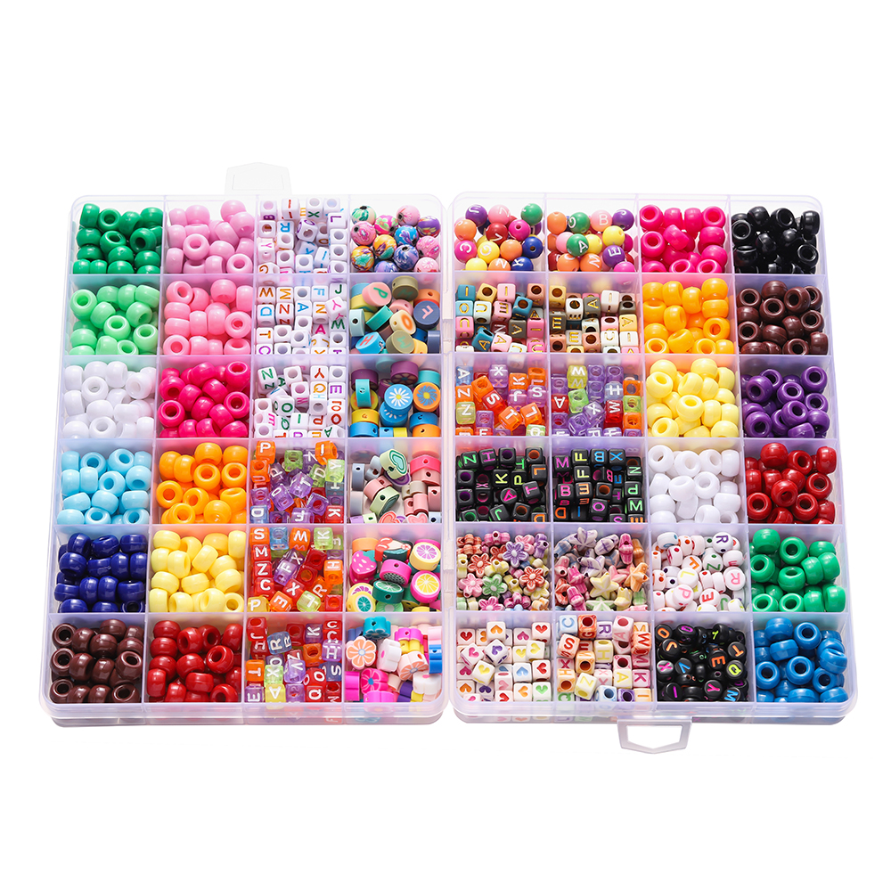 680 pz/scatola Colorato Acrili - Jewelry Making Diy Kit recensione e prezzo