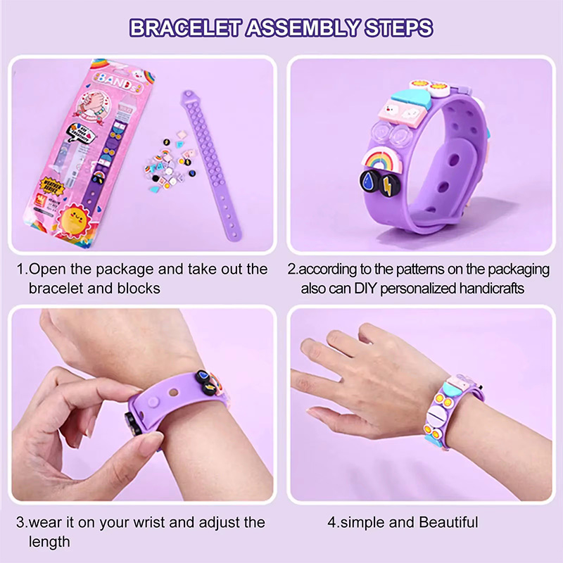 6 pz/set bambini blocchi di co - Jewelry Making Diy Kit recensione e prezzo