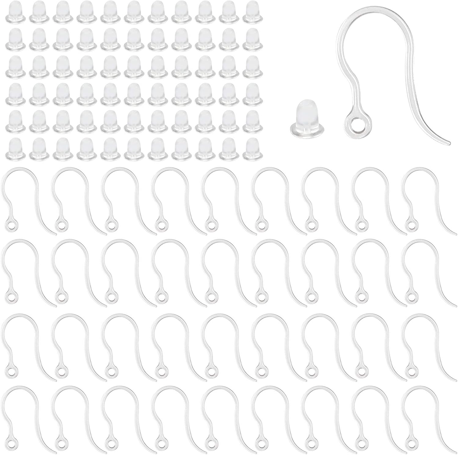 40 ganci per orecchini in plas - Jewelry Making Materials recensione e prezzo