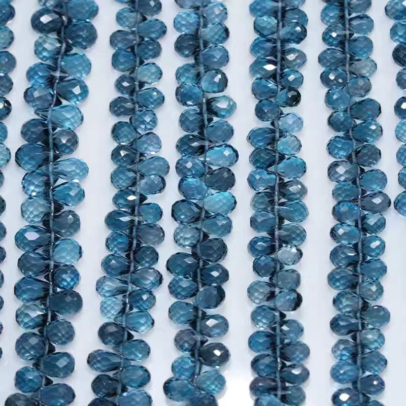 6A Londra topazio blu goccia s - Jewelry Making In London recensione e prezzo