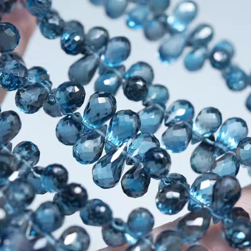 6A Londra topazio blu goccia s - Jewelry Making In London recensione e prezzo