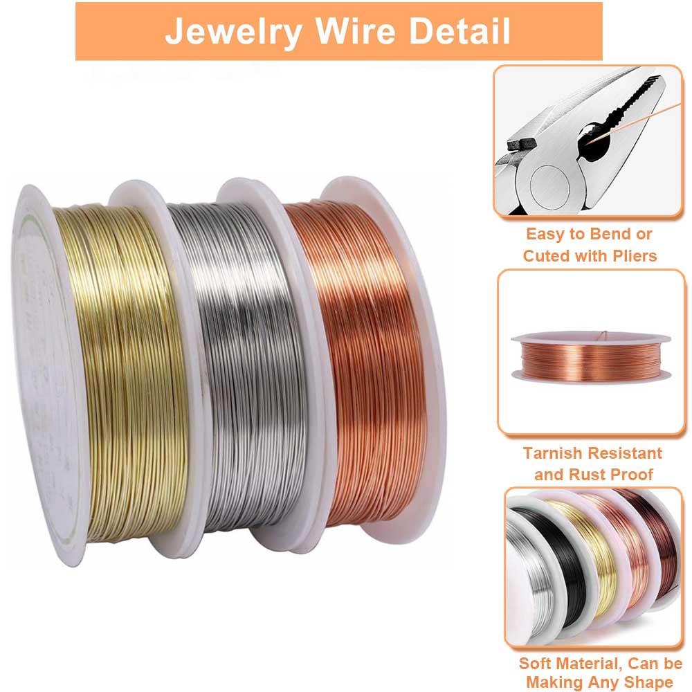 1 pz Filo di Rame per Gioielli - Jewelry Making Thread recensione e prezzo