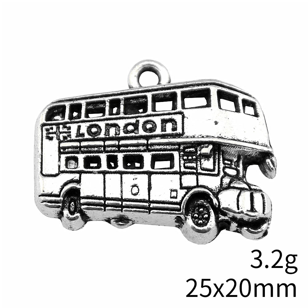IFOCUS 10 pz/lotto Londra Bus  - Jewelry Making In London recensione e prezzo