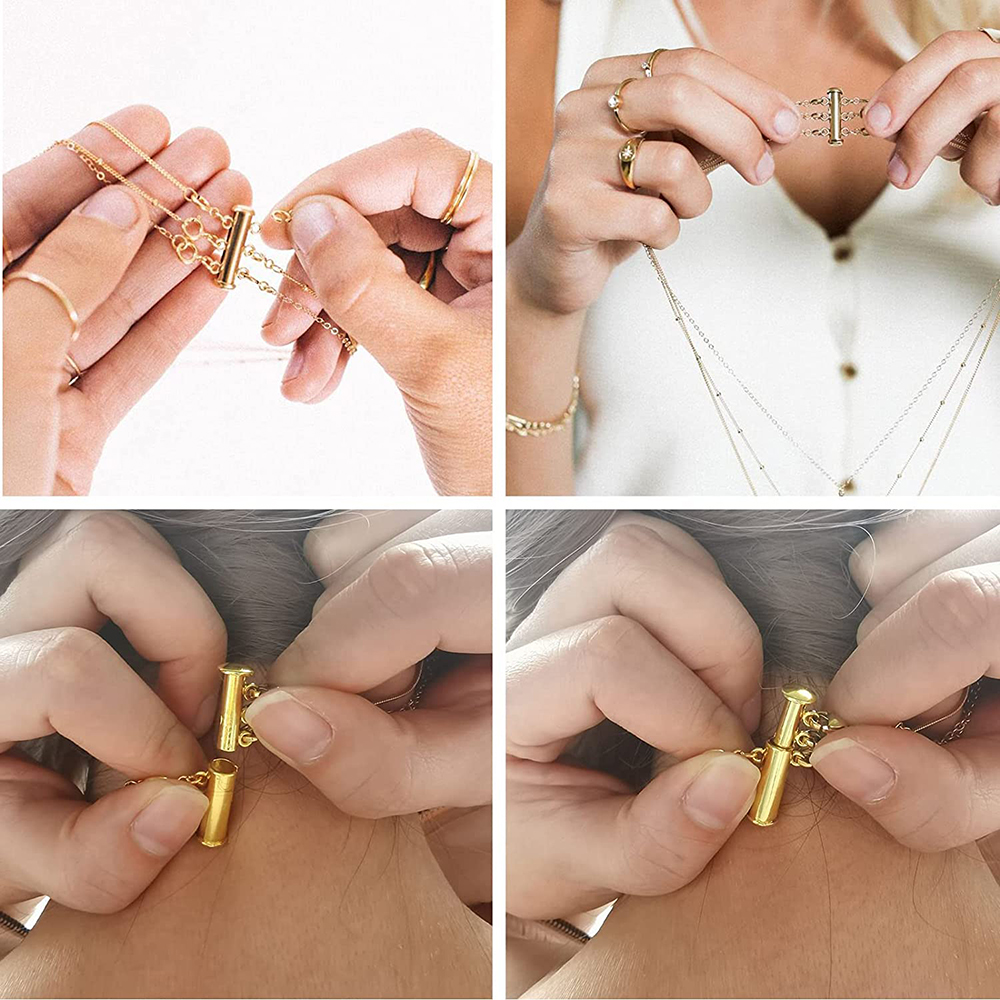 2 pezzi di collana multifilo c - Jewelry Making Materials recensione e prezzo