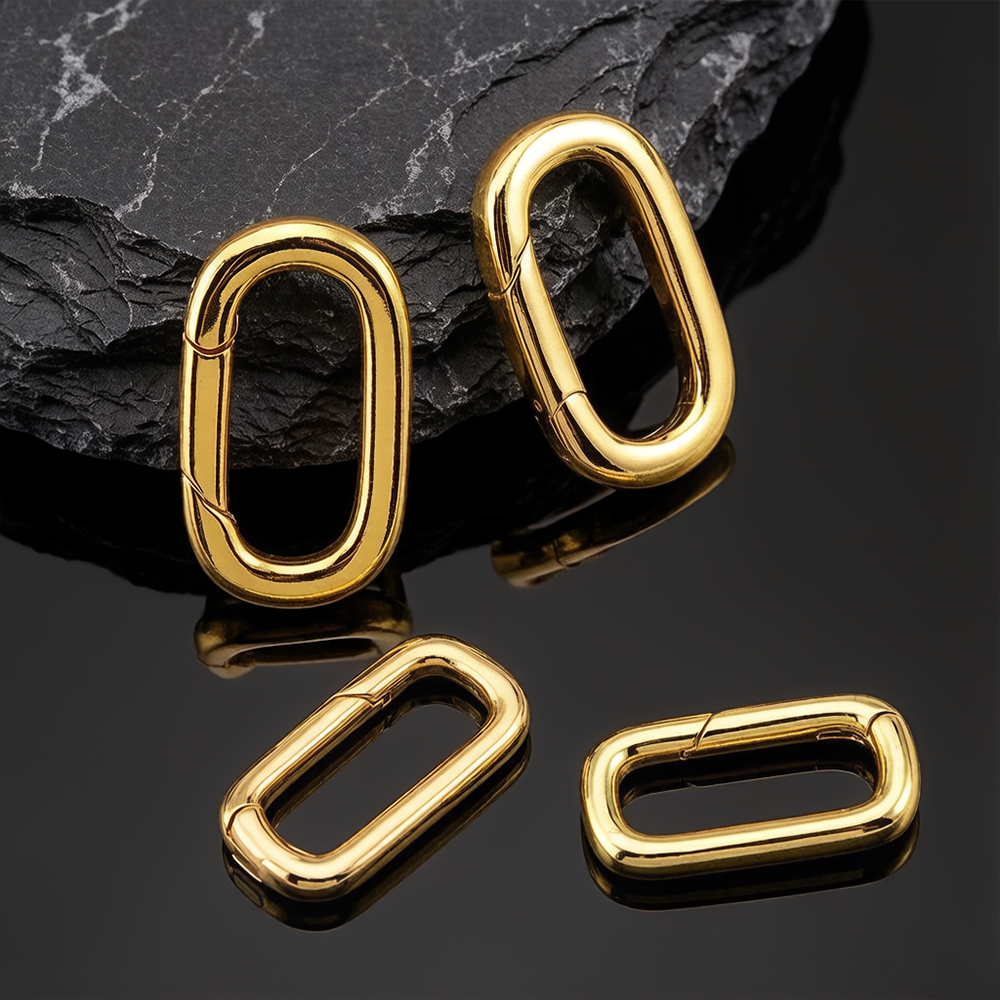 2 pz. Chiusure a Moschettone O - Jewelry Making Materials recensione e prezzo
