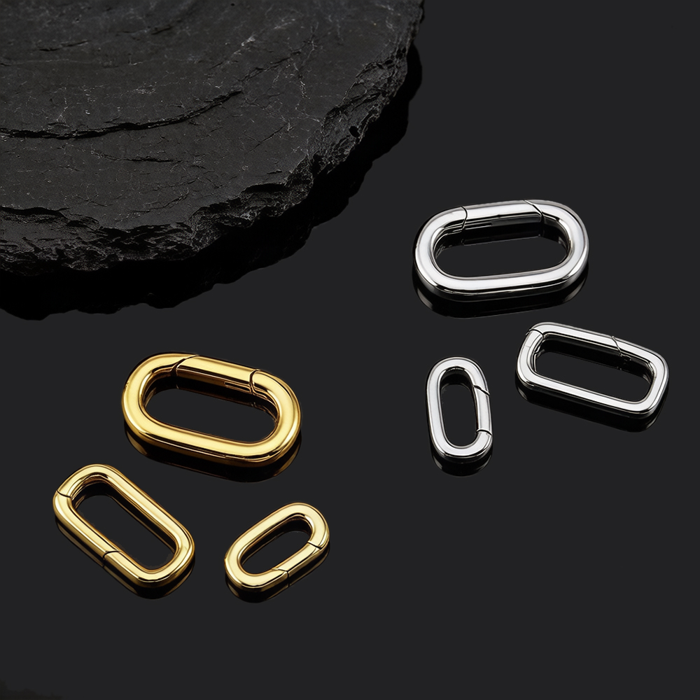 2 pz. Chiusure a Moschettone O - Jewelry Making Materials recensione e prezzo