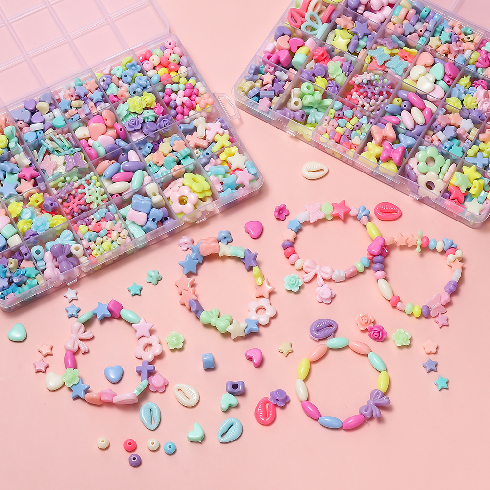 1 scatola di perline acriliche - Jewelry Making Diy Kit recensione e prezzo