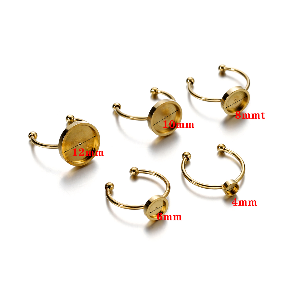 10 Pezzi Anelli Aperti Regolab - Ring Blank Adjustable recensione e prezzo