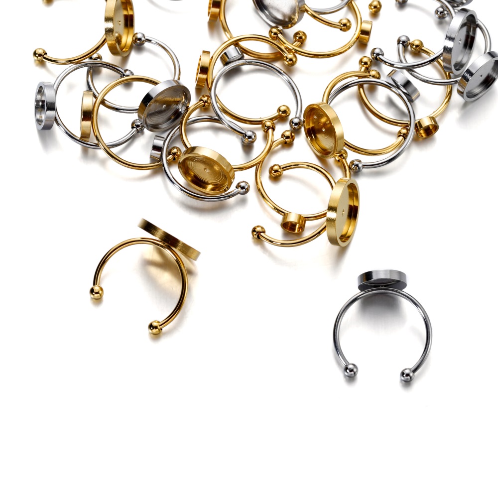 10 Pezzi Anelli Aperti Regolab - Ring Blank Adjustable recensione e prezzo